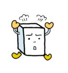 一丁目のとうふくん 真面目になる（個別スタンプ：21）