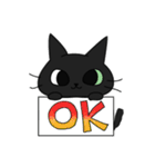 黒猫ゴウトにゃん（個別スタンプ：2）
