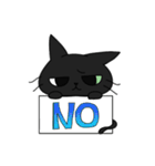 黒猫ゴウトにゃん（個別スタンプ：3）