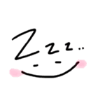 シンプル顔だけ＆一言あり（個別スタンプ：28）