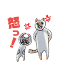保護猫ユキと保健所猫うみ2（個別スタンプ：12）