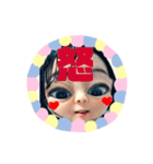全力顔の宇宙人女子3（個別スタンプ：8）
