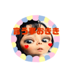 全力顔の宇宙人女子3（個別スタンプ：16）
