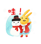 冬のリトルうさぎ（個別スタンプ：6）