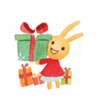 冬のリトルうさぎ（個別スタンプ：10）
