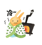 冬のリトルうさぎ（個別スタンプ：33）
