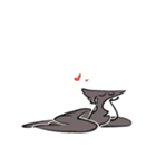 四足カラス（個別スタンプ：11）