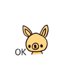 手描きの色違いスタンプ！（個別スタンプ：4）