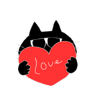 黒猫ぷー太郎（個別スタンプ：2）