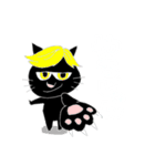 黒猫ぷー太郎（個別スタンプ：10）