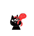 黒猫ぷー太郎（個別スタンプ：12）