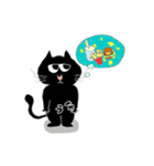 黒猫ぷー太郎（個別スタンプ：27）