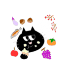 黒猫ぷー太郎（個別スタンプ：35）