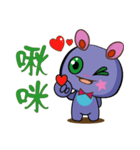 紫豚（個別スタンプ：3）