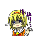 女子学生キャラスタンプ（個別スタンプ：2）