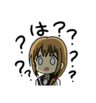 女子学生キャラスタンプ（個別スタンプ：3）