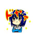 女子学生キャラスタンプ（個別スタンプ：4）