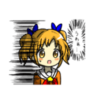 女子学生キャラスタンプ（個別スタンプ：6）