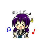 女子学生キャラスタンプ（個別スタンプ：7）