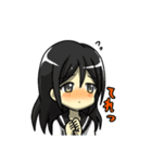 女子学生キャラスタンプ（個別スタンプ：8）