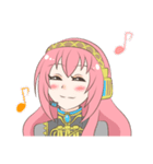 巡音ルカ 敬語メッセージスタンプ 40個（個別スタンプ：40）