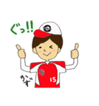 Softball sticker for かずさん（個別スタンプ：24）