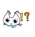 白猫とサビ猫（個別スタンプ：7）