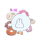 うさうさまふふ(2)（個別スタンプ：3）