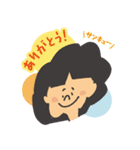 いろんな顔のかわいいスタンプ（個別スタンプ：3）
