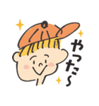 いろんな顔のかわいいスタンプ（個別スタンプ：16）