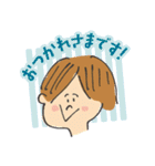 いろんな顔のかわいいスタンプ（個別スタンプ：22）