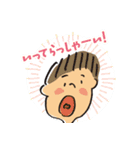 いろんな顔のかわいいスタンプ（個別スタンプ：40）
