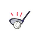 ゴルフの練習2（個別スタンプ：24）