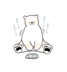 シロクマと女の子の日常（個別スタンプ：6）