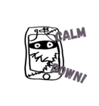 Scratch mask    stamp【No.3】（個別スタンプ：9）