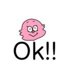 サンショウウオのピンクレモネード（個別スタンプ：4）