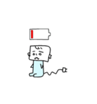 あかちゃんのゆるい表情で癒されたい（個別スタンプ：1）