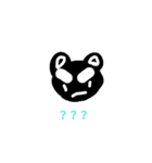 黒いくま（個別スタンプ：5）
