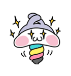 もっちりほっぺのゆるかわうさぎ（個別スタンプ：6）