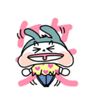 もっちりほっぺのゆるかわうさぎ（個別スタンプ：7）