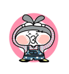 もっちりほっぺのゆるかわうさぎ（個別スタンプ：8）