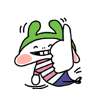 もっちりほっぺのゆるかわうさぎ（個別スタンプ：9）