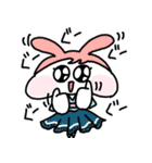 もっちりほっぺのゆるかわうさぎ（個別スタンプ：12）