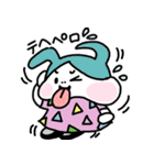 もっちりほっぺのゆるかわうさぎ（個別スタンプ：23）