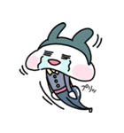 もっちりほっぺのゆるかわうさぎ（個別スタンプ：34）