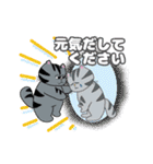 野良猫「ゴンゾウ」とお茶目な仲間達 3.（個別スタンプ：32）