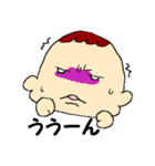 でこっぱちあかちゃん1赤ちゃん語編（個別スタンプ：11）