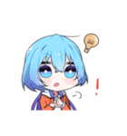 無表情なくらげちゃんスタンプ（個別スタンプ：5）