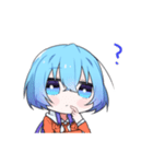 無表情なくらげちゃんスタンプ（個別スタンプ：6）
