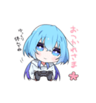 無表情なくらげちゃんスタンプ（個別スタンプ：26）